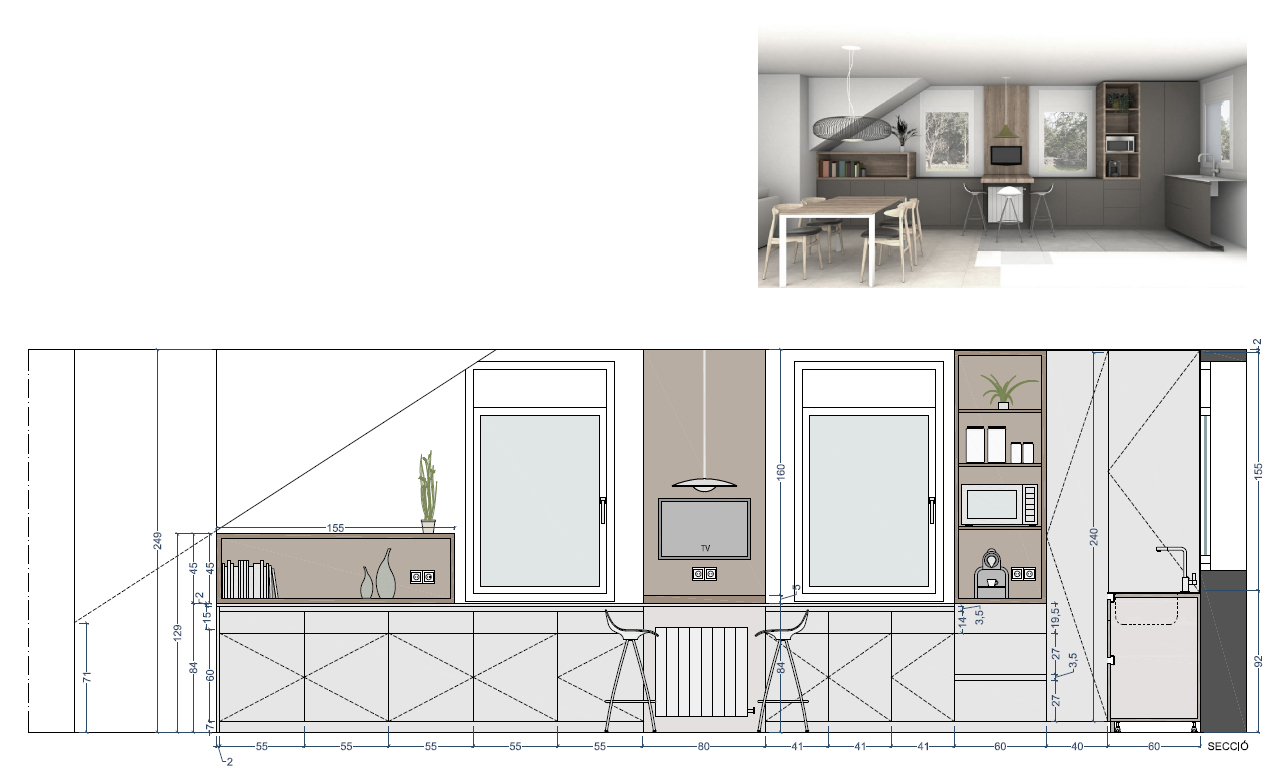 hd arquitectura interiors reforma bany i cuina